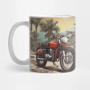 Vintage Cafe racer 50s vibe motorcycle Mug